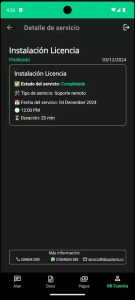 Instalación licencia