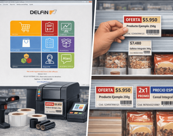 Tecnología existentes para etiquetar góndola