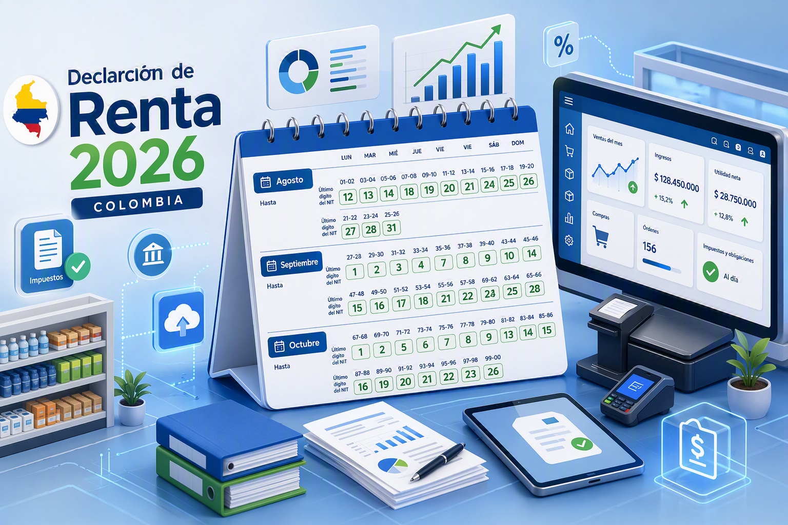 Declaración de renta 2026: fechas clave para personas naturales en ...